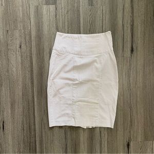 Pinstripe Pencil Skirt